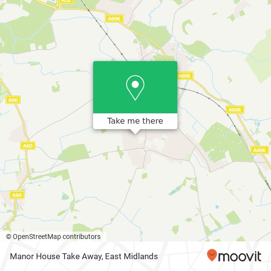 Manor House Take Away, 80 Manor Road Keyworth Nottingham NG12 5 map