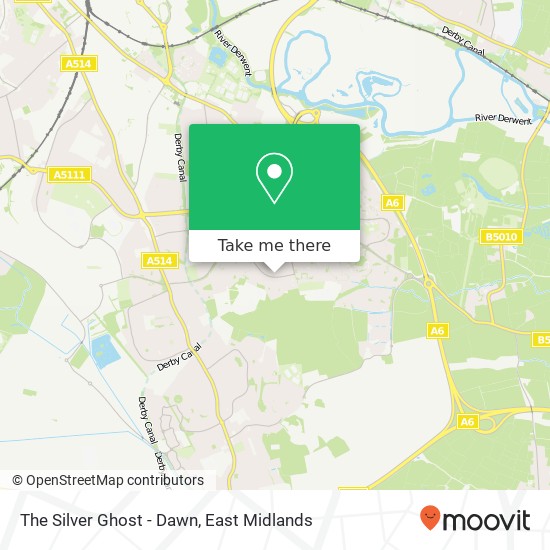The Silver Ghost - Dawn, Field Drive Derby Derby DE24 0 map