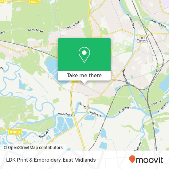 LDK Print & Embroidery, 14 Beresford Road Long Eaton Nottingham NG10 3DT map