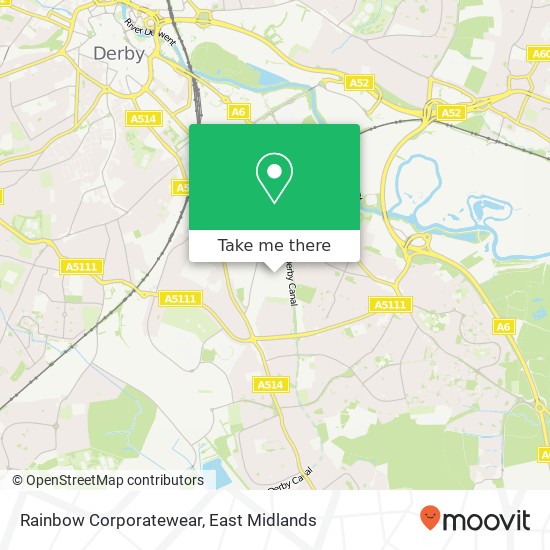 Rainbow Corporatewear, Gosforth Road Derby Derby DE24 8 map