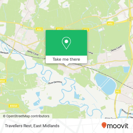 Travellers Rest map