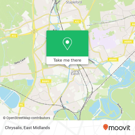 Chrysalis, 50 Derby Road Long Eaton Nottingham NG10 4 map