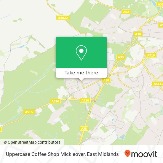 Uppercase Coffee Shop Mickleover, 44 Station Road Mickleover Derby DE3 9 map