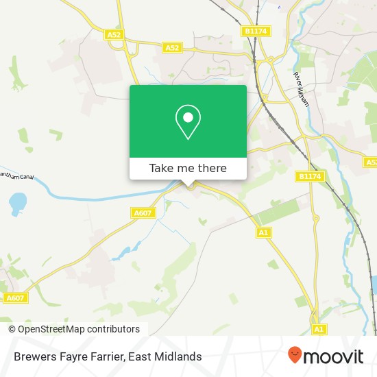 Brewers Fayre Farrier, A607 Grantham Grantham NG31 7 map