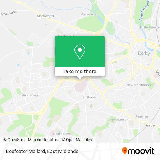 Beefeater Mallard map