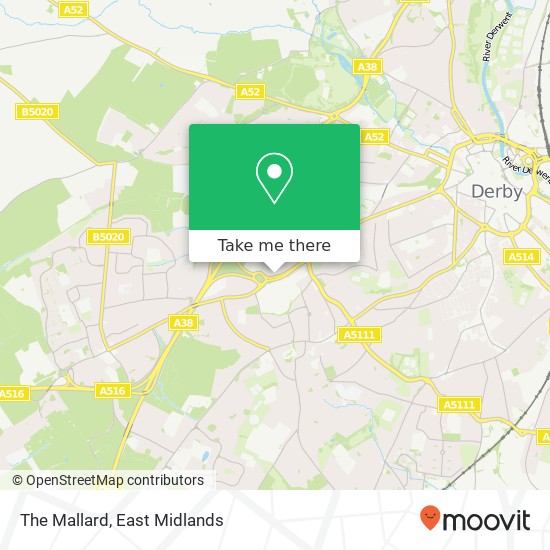 The Mallard, Southmead Way Derby Derby DE22 3 map