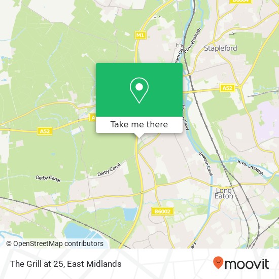 The Grill at 25, Sandiacre Nottingham NG10 5 map