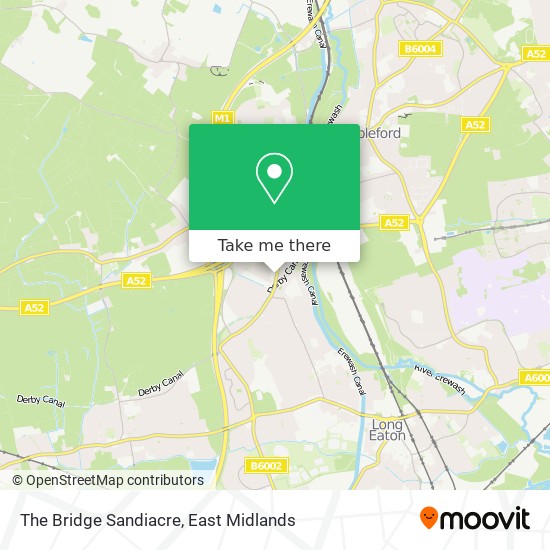 The Bridge Sandiacre map
