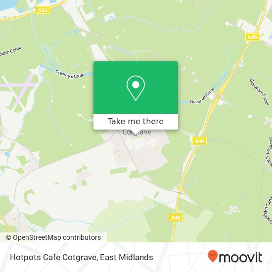 Hotpots Cafe Cotgrave, Cotgrave Shopping Centre Cotgrave Nottingham NG12 3 map
