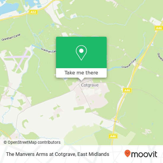 The Manvers Arms at Cotgrave, Bingham Road Cotgrave Nottingham NG12 3HS map