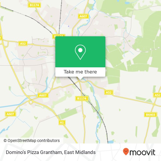 Domino's Pizza Grantham, Inner Street Grantham Grantham NG31 6 map