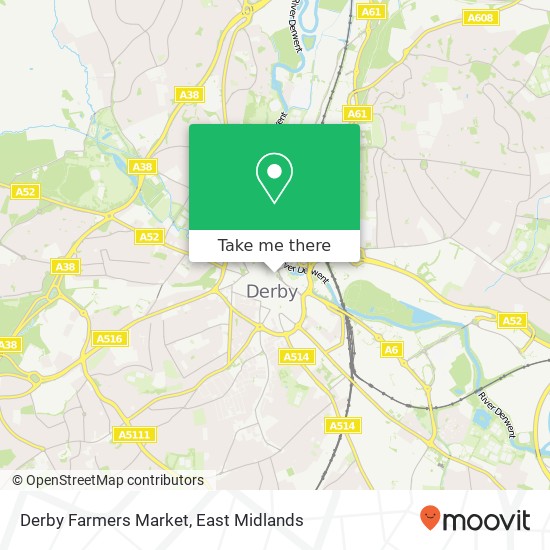 Derby Farmers Market map