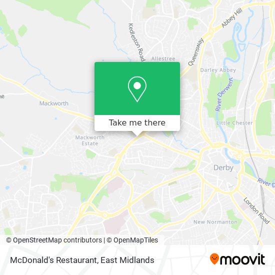 McDonald's Restaurant map