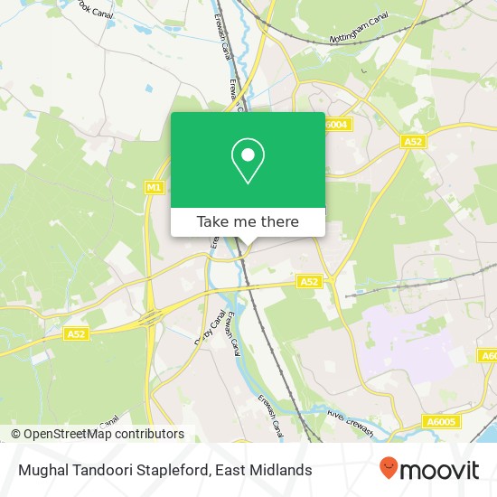 Mughal Tandoori Stapleford, 222 Derby Road Stapleford Nottingham NG9 7AZ map