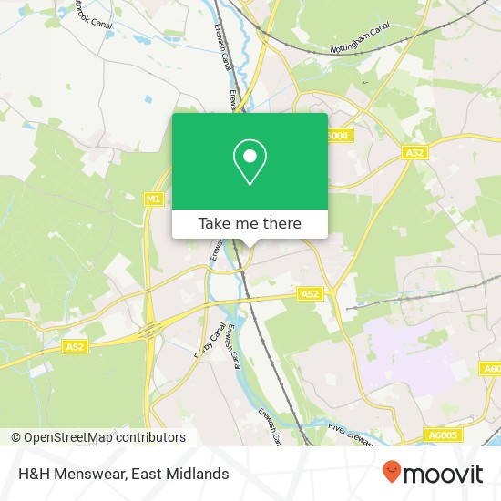 H&H Menswear, 180 Derby Road Stapleford Nottingham NG9 7AY map