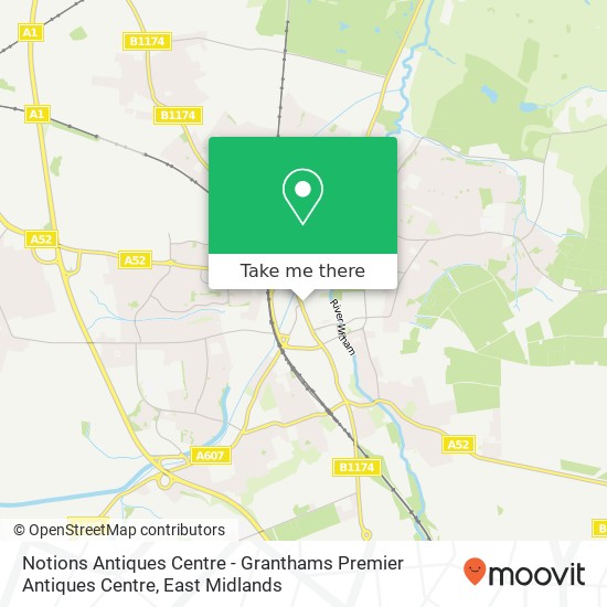 Notions Antiques Centre - Granthams Premier Antiques Centre, High Street Grantham Grantham NG31 6 map