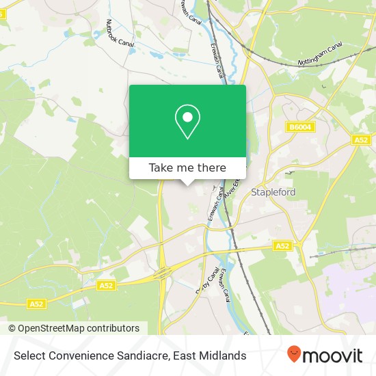 Select Convenience Sandiacre, 49 Stanton Road Sandiacre Nottingham NG10 5 map
