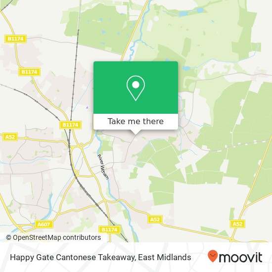 Happy Gate Cantonese Takeaway, 82 New Beacon Road Grantham Grantham NG31 9 map