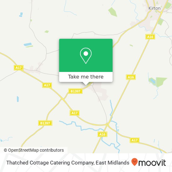 Thatched Cottage Catering Company, Pools Lane Sutterton Boston PE20 2 map