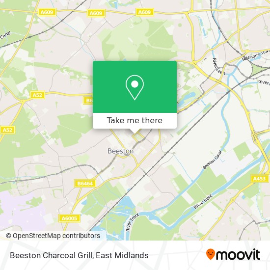 Beeston Charcoal Grill map