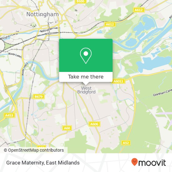 Grace Maternity, 30 Gordon Road West Bridgford Nottingham NG2 5 map