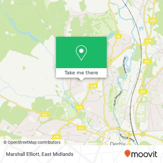 Marshall Elliott, Carsington Crescent Allestree Derby DE22 2 map