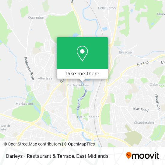 Darleys - Restaurant & Terrace map