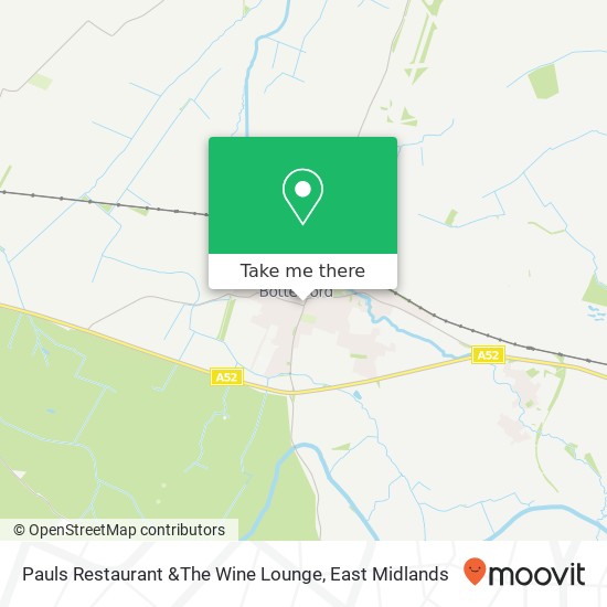 Pauls Restaurant &The Wine Lounge, 1 Market Street Bottesford Nottingham NG13 0 map