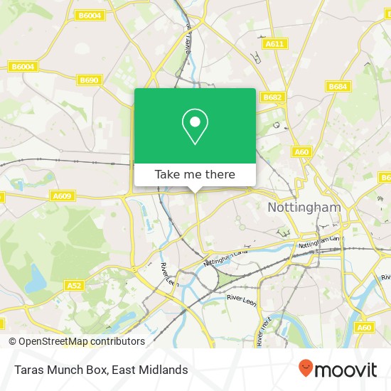 Taras Munch Box, Lenton Boulevard Lenton Nottingham NG7 2 map