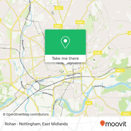Rohan - Nottingham, 17 Friar Lane Nottingham Nottingham NG1 6DA map