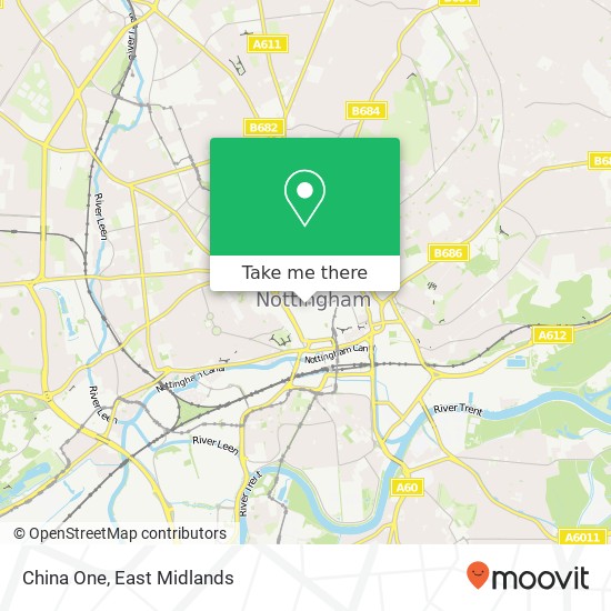 China One, 5 Wheeler Gate Nottingham Nottingham NG1 2NA map