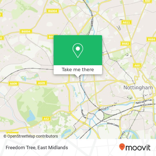 Freedom Tree, Canterbury Road Nottingham Nottingham NG8 1 map