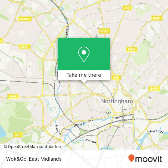 Wok&Go, Alfreton Road Nottingham Nottingham NG7 3 map