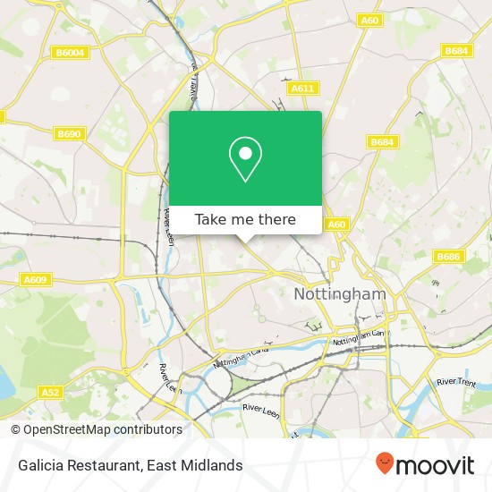 Galicia Restaurant, 164 Alfreton Road Nottingham Nottingham NG7 3 map