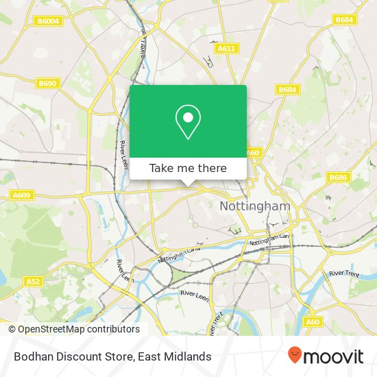 Bodhan Discount Store, 59 Ilkeston Road Nottingham Nottingham NG7 3 map