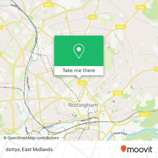 dottys, 197 Mansfield Road Nottingham Nottingham NG1 3FS map