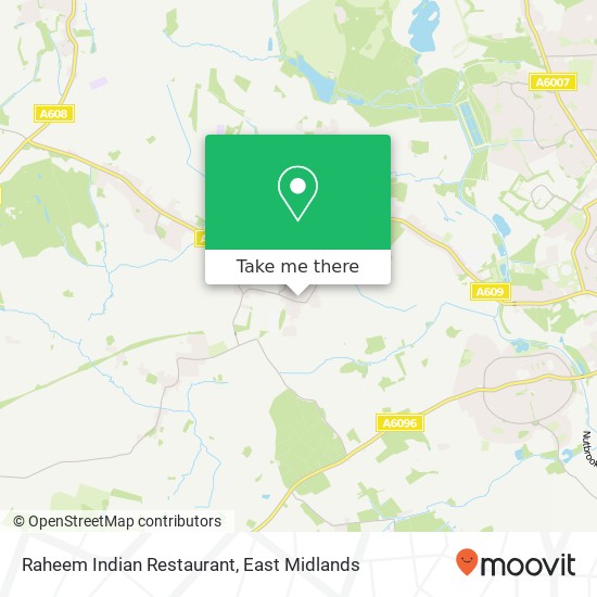 Raheem Indian Restaurant, The Dales West Hallam Ilkeston DE7 6 map
