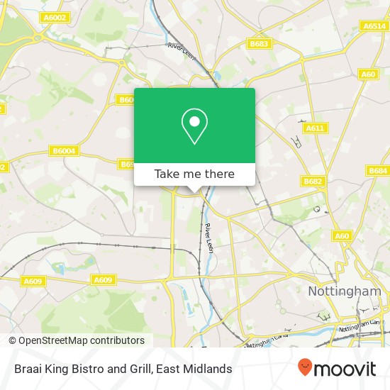 Braai King Bistro and Grill, 32 Aspley Lane Nottingham Nottingham NG8 5 map