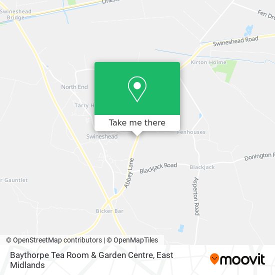 Baythorpe Tea Room & Garden Centre map