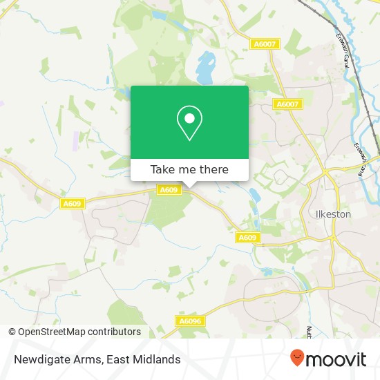 Newdigate Arms, Mapperley Ilkeston DE7 6 map