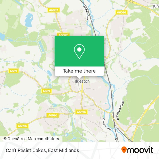Can't Resist Cakes map