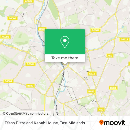 Efess Pizza and Kebab House map