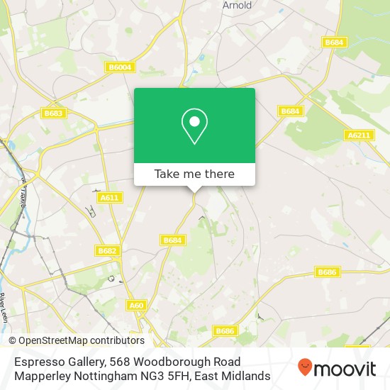 Espresso Gallery, 568 Woodborough Road Mapperley Nottingham NG3 5FH map