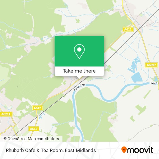 Rhubarb Cafe & Tea Room map