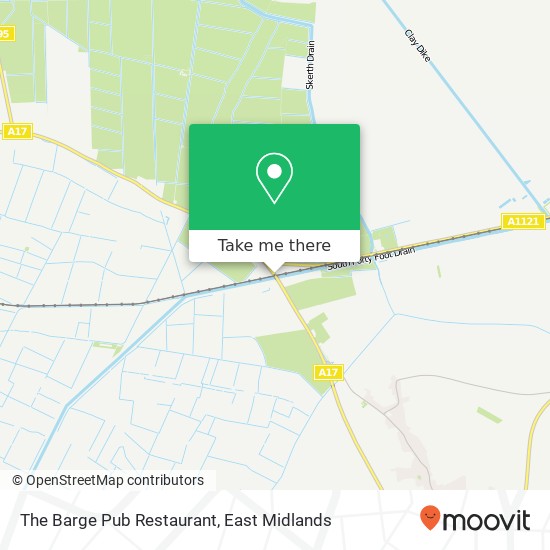 The Barge Pub Restaurant map
