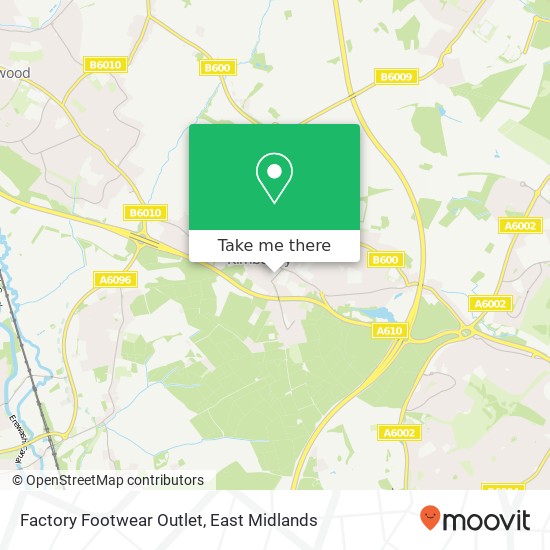 Factory Footwear Outlet, Greens Lane Kimberley Nottingham NG16 2PB map