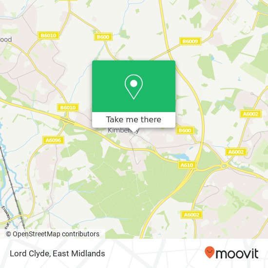 Lord Clyde, Main Street Kimberley Nottingham NG16 2NG map