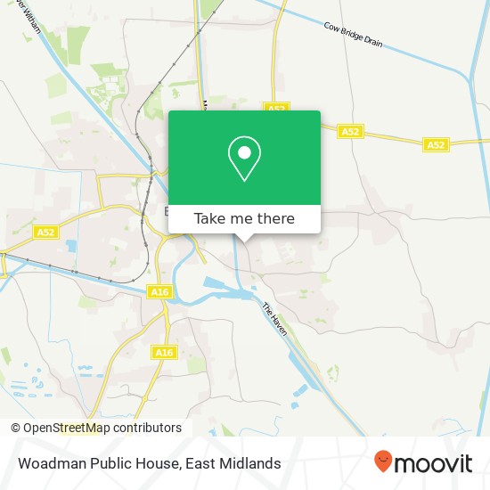 Woadman Public House map