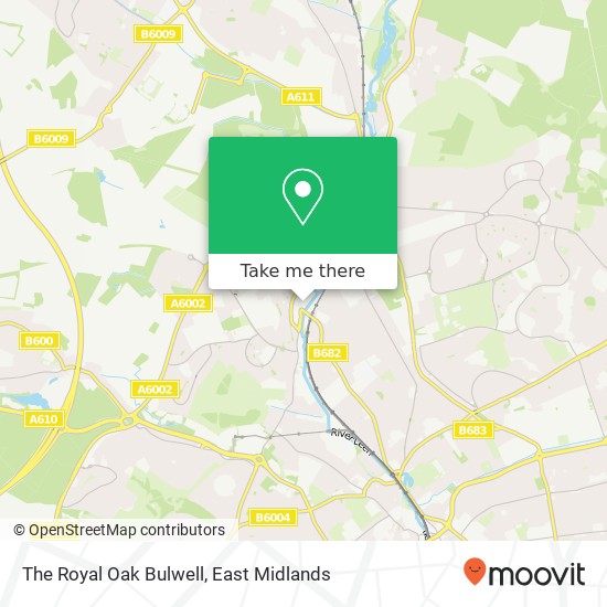 The Royal Oak Bulwell map
