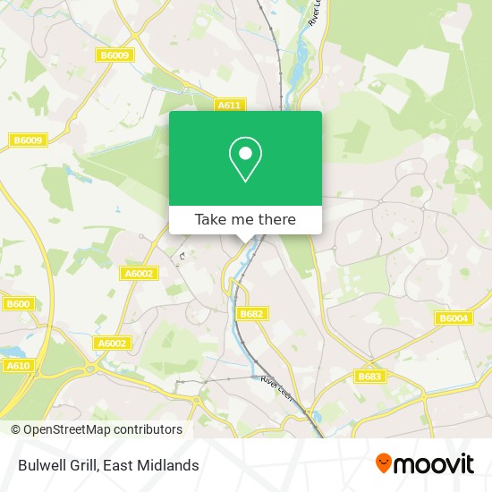 Bulwell Grill map